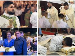 Ingaense Jean Clauber é ordenado sacerdote em celebração na Catedral de Nossa Senhora das Neves